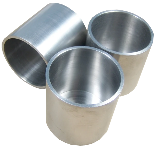 Molybdenum crucibles
