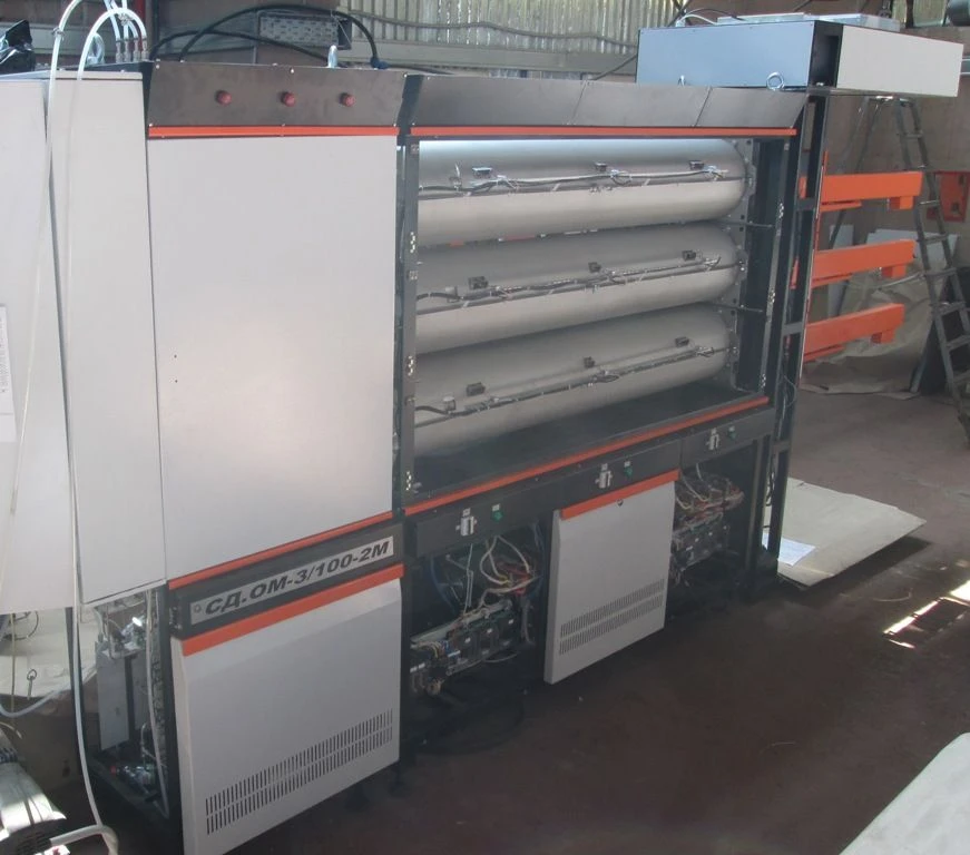 Thermaldiffusion and thermocompression equipment