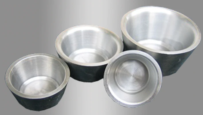 Molybdenum crucibles